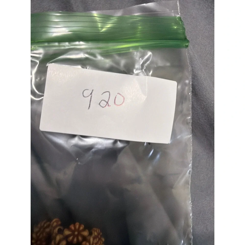 Boho Carved Floral Beaded Adjustable Macrame Cord Bracelet Cream Brown Hippie